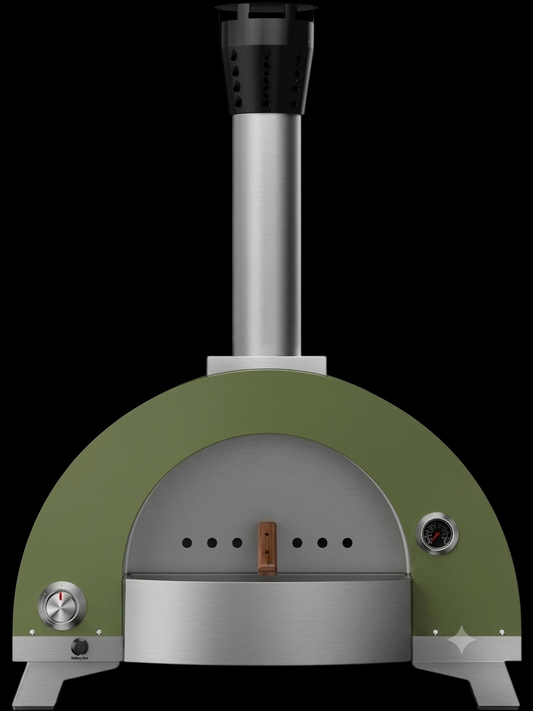 Olivia Free Standing Outdoor Pizza Oven Navy Blue